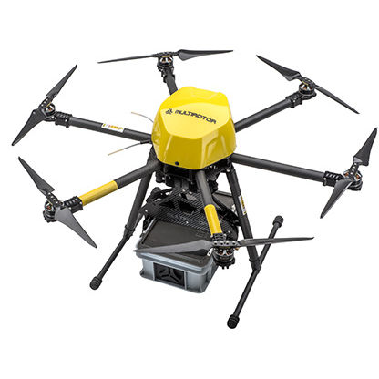 Сельскохозяйственный дрон вертолетного типа - MULTIROTOR - с шестью ...