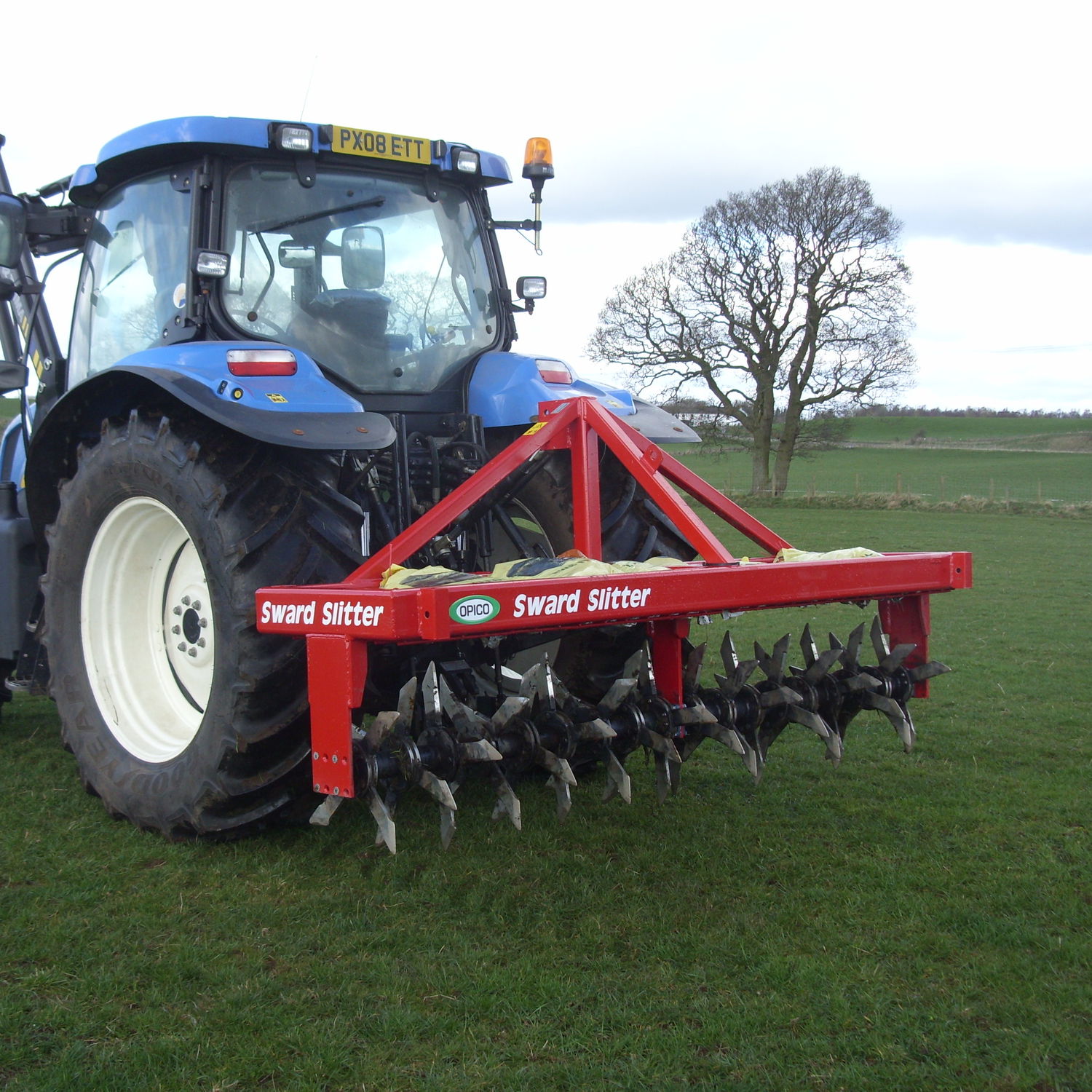 Tractor mounted soil aerator Opico Limited