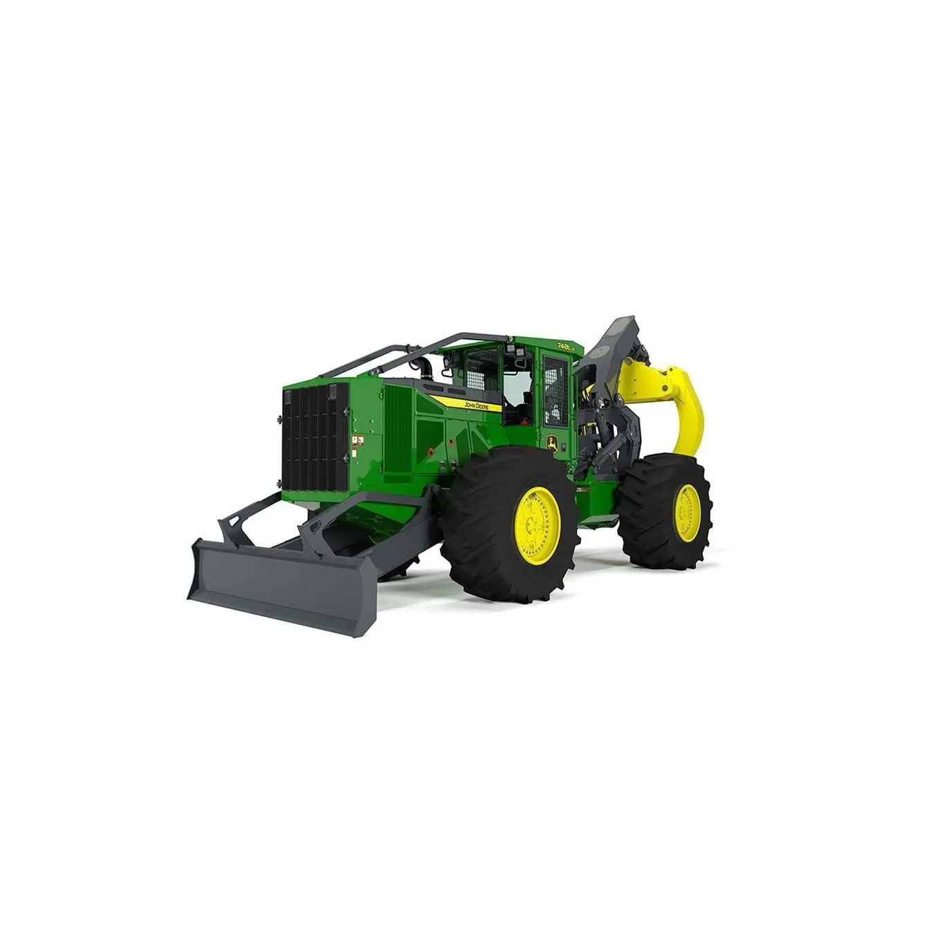 Трелевочный трактор с грейфером - 748L-II - John Deere Forestry - самоходная