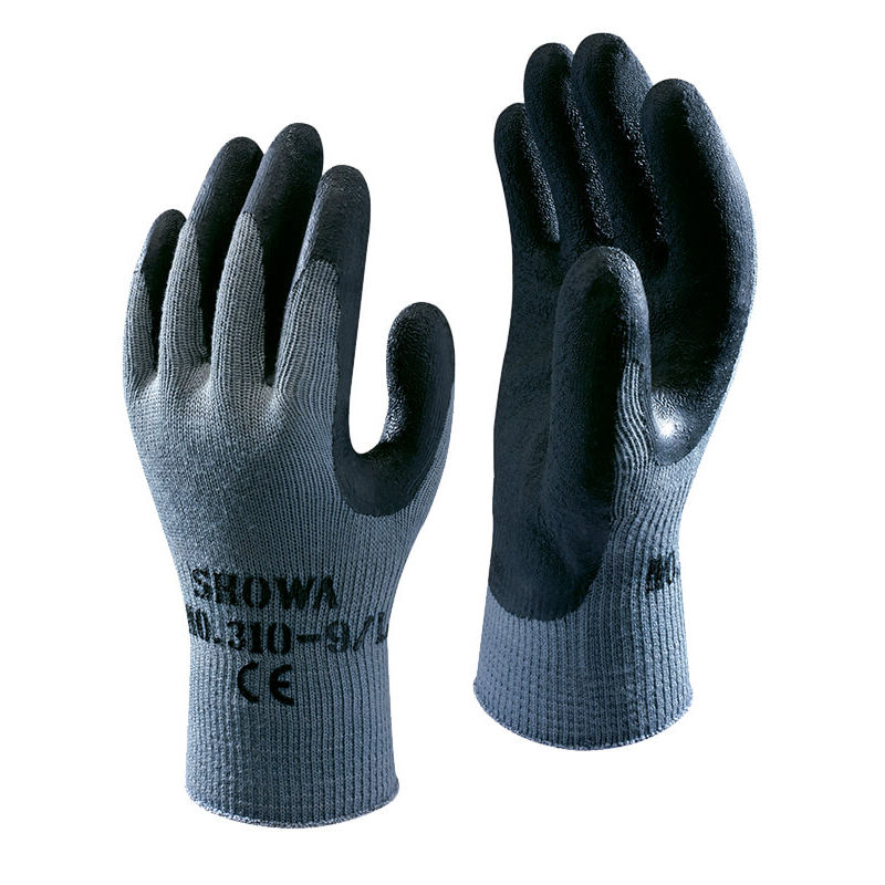 Рабочая перчатки - 310 Black - Showa - ударопрочная / из латекса / из ...