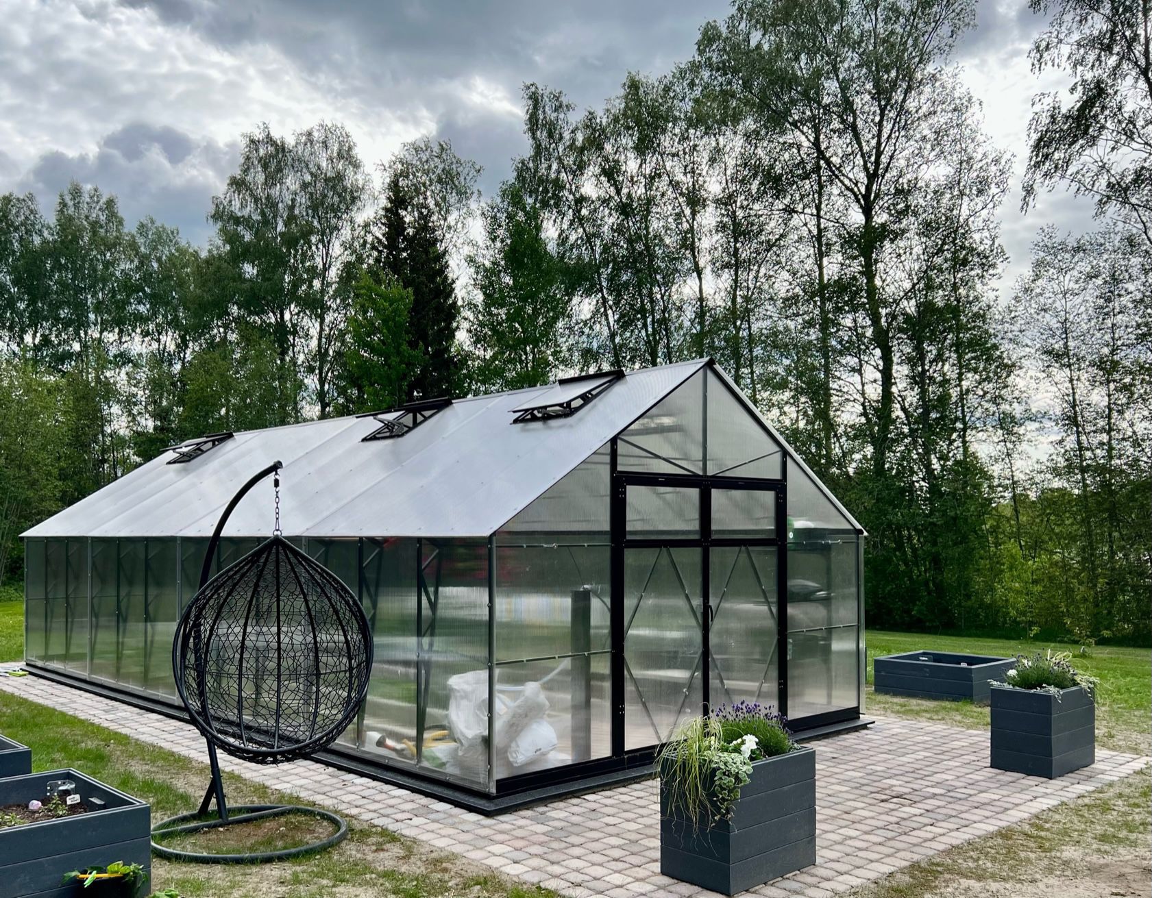 Теплица с одним сводом - EH 4 - Ecoslider Greenhouses and PremiFarm ...