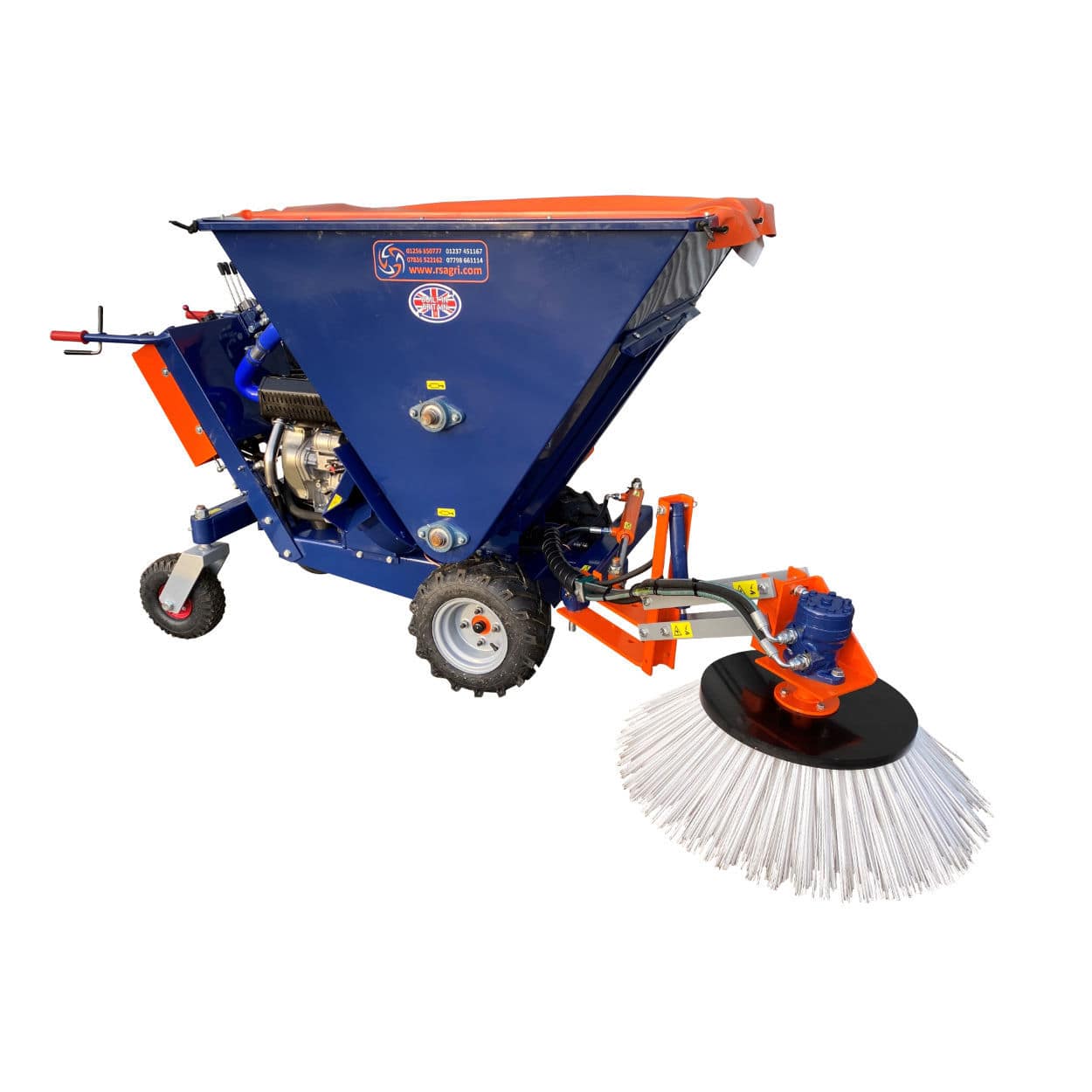 Самоходный выдуватель соломы - EVO-BED ORION - RS Agri - для подстилки ...