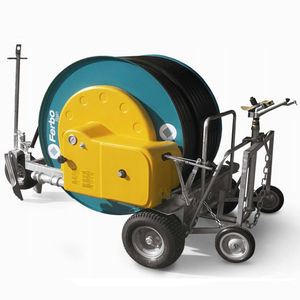 Катушка для шланга ирригации с турбинным приводом