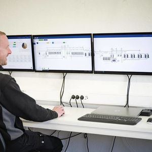 система контроля для зерносушилки
