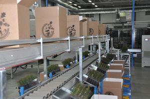 упаковочная машина с системой очистки