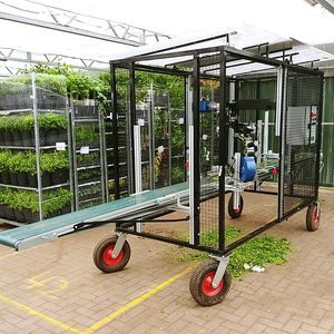 машина для срезания веток для растений в питомнике 1
