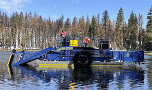 уборочная машина подводная лодка для сбора водорослей 1