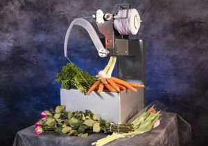 машина для обмотки нитью для овощей