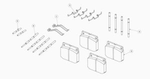 ремонтный комплект тормоза OEM