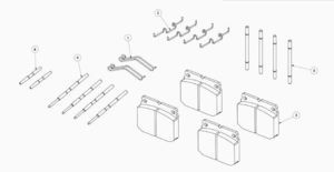 ремонтный комплект тормоза OEM