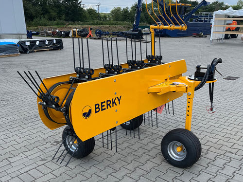 Ленточный валкообразователь - 5300 - Berky GmbH - с боковой выгрузкой / двухроторный
