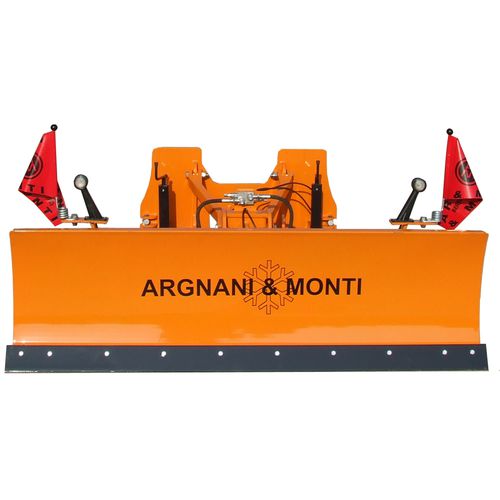 Прямой отвал снегоуборочный - 8LM1B series  - A.M. di Argnani & Monti srl - с гидравлическим регулятором / на тракторе с передней сцепкой на три точки / с резиновым скребком
