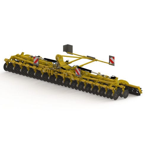Навесной дисковый культиватор - Speedmulch compact - AGRISEM International - 2 секции / с полевым катком / сцепка на три точки