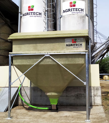 Зернохранилище для злаковых - AGRICASE series - AGRITECH S.R.L. - из металла / из гальванизированной стали / из стекловолокна