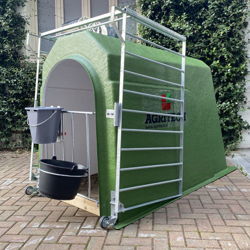 Будка для домашнего скота - AGRIBOX1 XL - AGRITECH S.R.L. - для телят / индивидуальная / из стали