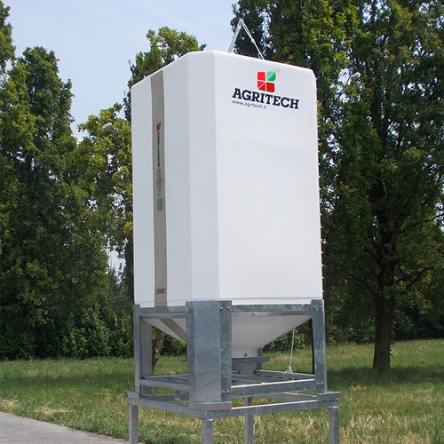 Зернохранилище для злаковых - CUBO3 - AGRITECH S.R.L. - из стекловолокна / с коническим дном