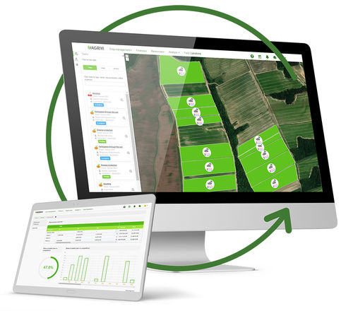 Программное обеспечение для управления - Advisory - AGRIVI - сельскохозяйственное / режим реального времени