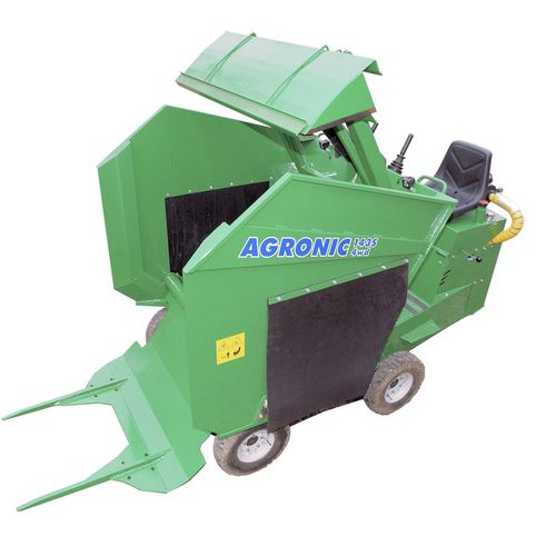 Самоходный выдуватель соломы - 143s 4WD - AGRONIC OY - для рулонных кип / для питания