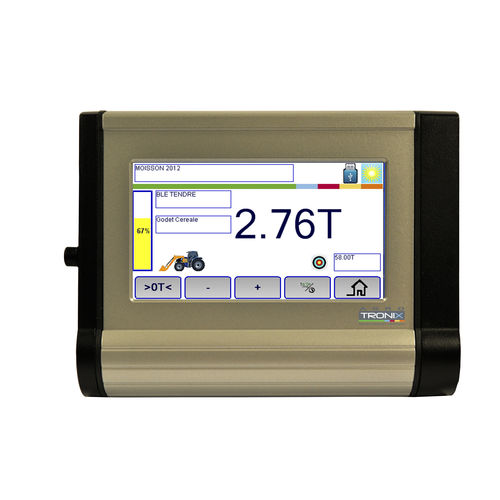 Встроенный индикатор веса - Pesée 200 HD - AGROTRONIX S.A. - для трактора