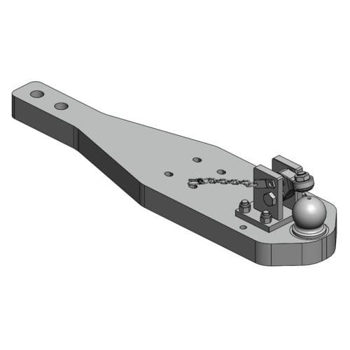 Штанга сцепного устройства с отверстиями - 00.960.250.0-A02 - SCHARMÜLLER GesmbH & Co. KG - 2 отверстия / для Landini