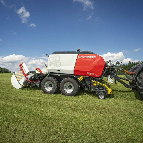 Пресс для круглых кип - IMPRESS VC series  - PÖTTINGER Landtechnik GmbH - с изменяемой камерой / с машиной для обсыпки
