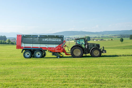 Полуприцепной прицеп - JUMBO 5000 series - PÖTTINGER Landtechnik GmbH - тандемный / для корма / для сбора урожая