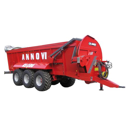Прицепной разбрасыватель навоза - RS 200 - Annovi F.lli di Annovi Marino srl - турбинный / трехосный