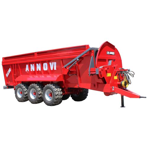 Прицепной разбрасыватель навоза - RS 200L - Annovi F.lli di Annovi Marino srl - турбинный / трехосный