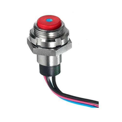 Выключатель нажимная кнопка - IZMP1F45NL0S - APEM GmbH - IP67 / со светодиодом