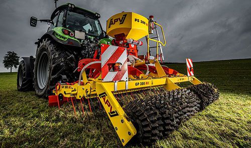 Борона краб -  GP 300 M1 - APV - Technische Produkte GmbH - контроль глубины / с полевым катком / с сеялкой