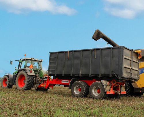 Прицеп с крюковым подъемником - BIGAB 20-24 - AS FORS MW - опрокидной / навесной / двухосный