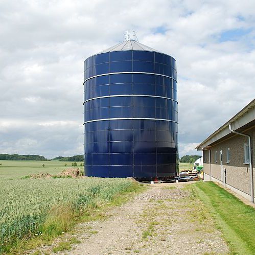 Зернохранилище для злаковых - 850/9 - Assentoft Silo - из стали / из гальванизированной стали / круглое
