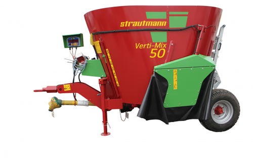 Вертикальный винтовой смеситель - Verti-Mix 40 / 50 / 70 - B. Strautmann & Söhne GmbH u. Co. KG - прицепной / с боковой разгрузкой / простой винт