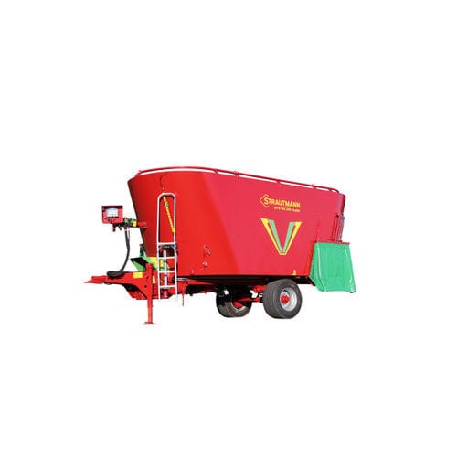 Вертикальный винтовой смеситель - Verti-Mix Double Professional - B. Strautmann & Söhne GmbH u. Co. KG - прицепной / с фронтальной разгрузкой / с 2 винтами