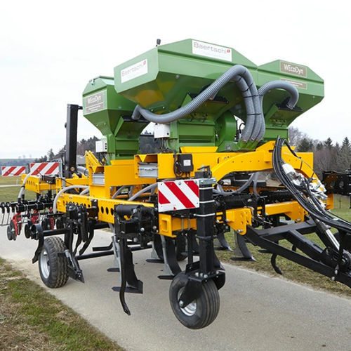 Навесной культиватор - WecoDyn - Baertschi Agrartecnic AG - с полевым катком / сцепка на три точки / с жесткими зубьями