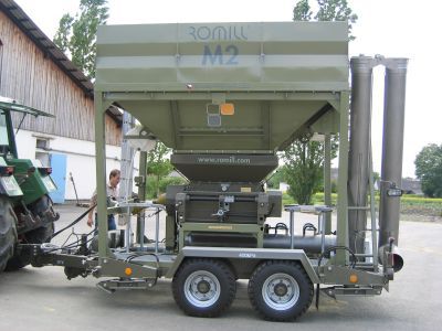Мельница для зерен - ROmiLL M2 - BAG Budissa Agroservice GmbH - с роликами / с винтовым конвейером / прицепная