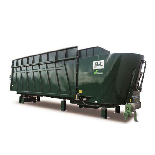 Вертикальный винтовой смеситель - V-BIO COMBI 1D - Bernard van Lengerich Maschinenfabrik GmbH & Co. KG - стационарный / с 2 винтами / простой винт