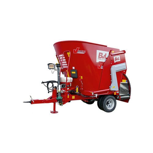 Вертикальный винтовой смеситель - V-MIX FILL PLUS L - Bernard van Lengerich Maschinenfabrik GmbH & Co. KG - прицепной / с боковой разгрузкой / простой винт