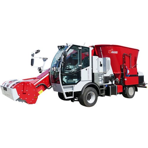 Вертикальный винтовой смеситель - V-MIX DRIVE MAXIMUS PLUS 1S - Bernard van Lengerich Maschinenfabrik GmbH & Co. KG - самоходный / с боковой разгрузкой / простой винт