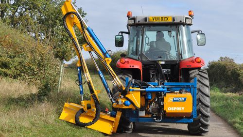 Гидравлическая бензокоса заднего монтажа - Osprey series - BOMFORD Turner Ltd. - с молотками / складная