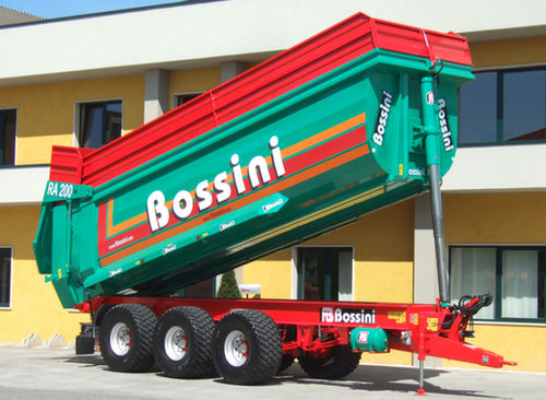 Прицеп-самосвал - RA3 200/8     - BOSSINI s.r.l. - трехосный / сельскохозяйственный / с гидравлической тормозной системой
