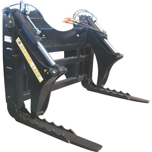 Вилы с поддоном - D65-D67 Logging fork / grab - Bressel und Lade Maschinenbau GmbH - с 2-мя зубьями / с захватом