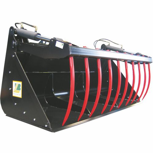 Ковш погрузчик-раздатчик силоса - L90 Manure bucket - Bressel und Lade Maschinenbau GmbH - для грунта / 4 в 1 / для подстилки