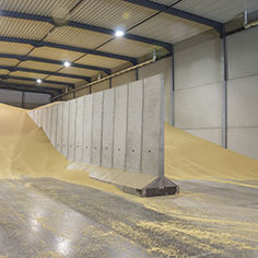 Бункерная стена для злаковых - T - CBS Beton GmbH - из бетона