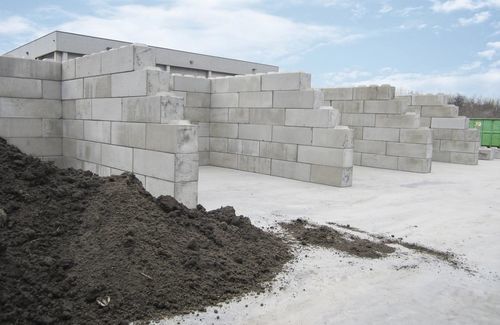 Бункерная стена из бетона - Modulobloc - CBS Beton GmbH - конструкция / U-образная