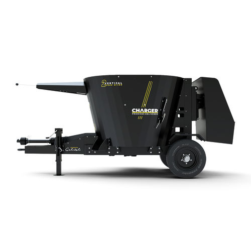 Вертикальный винтовой смеситель - Charger V2 TB - CELIKEL AGRICULTURAL MACHINERY INC - прицепной / с боковой разгрузкой / простой винт