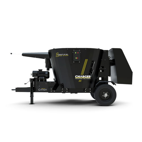 Вертикальный винтовой смеситель - Charger V2 TEBH - CELIKEL AGRICULTURAL MACHINERY INC - прицепной / с боковой разгрузкой / простой винт