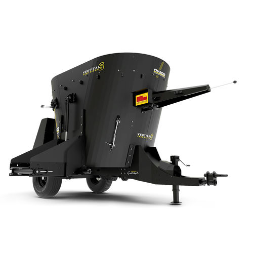 Вертикальный винтовой смеситель - CHARGER V6 - CELIKEL AGRICULTURAL MACHINERY INC - прицепной / с боковой разгрузкой / простой винт