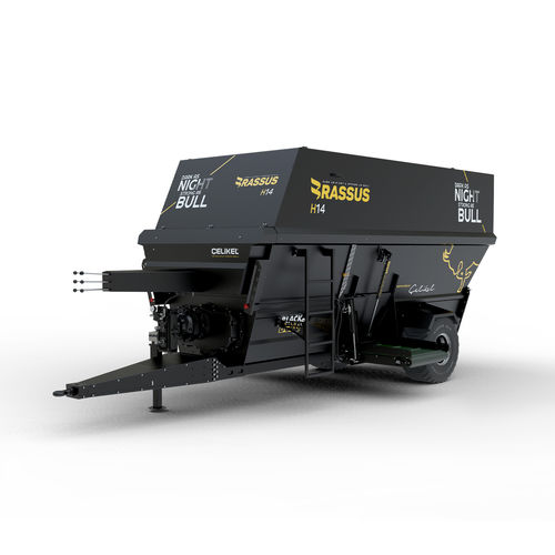 Горизонтальный винтовой смеситель - Brassus H14 - CELIKEL AGRICULTURAL MACHINERY INC - прицепной / с боковой разгрузкой / с 2 винтами