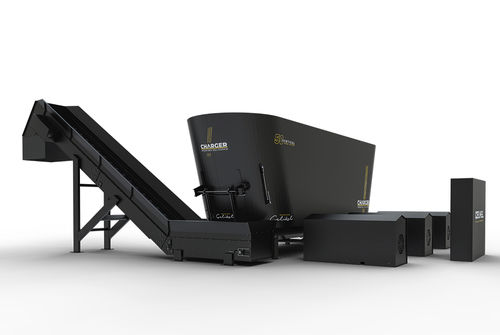 Вертикальный винтовой смеситель - Charger V52 - CELIKEL AGRICULTURAL MACHINERY INC - стационарный / с боковой разгрузкой